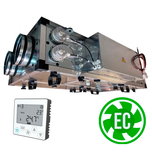Установка вентиляционная приточно-вытяжная Node1-2000/RP,VEC(D),E13.5 Compact